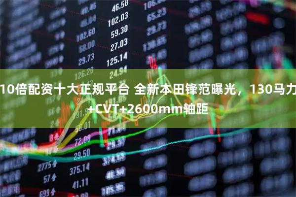 10倍配资十大正规平台 全新本田锋范曝光，130马力+CVT+2600mm轴距